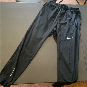 Nike running black joggers